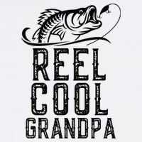 Reel Cool Grandpa Fishing Fisherman Funny Retro Sustainable Bucket Hat