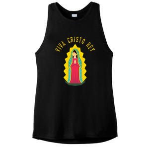 Roman Catholic Gift Our Lady Of Guadalupe Ladies PosiCharge Tri-Blend Wicking Tank