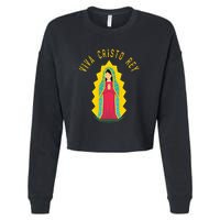 Roman Catholic Gift Our Lady Of Guadalupe Cropped Pullover Crew