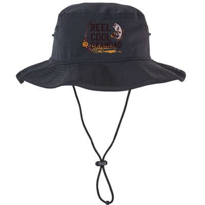 Reel Cool Grandpa Fishing Grandad Father's Day Gift Bucket Hat