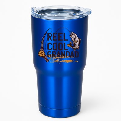 Reel Cool Grandpa Fishing Grandad Father's Day Gift Tumbler