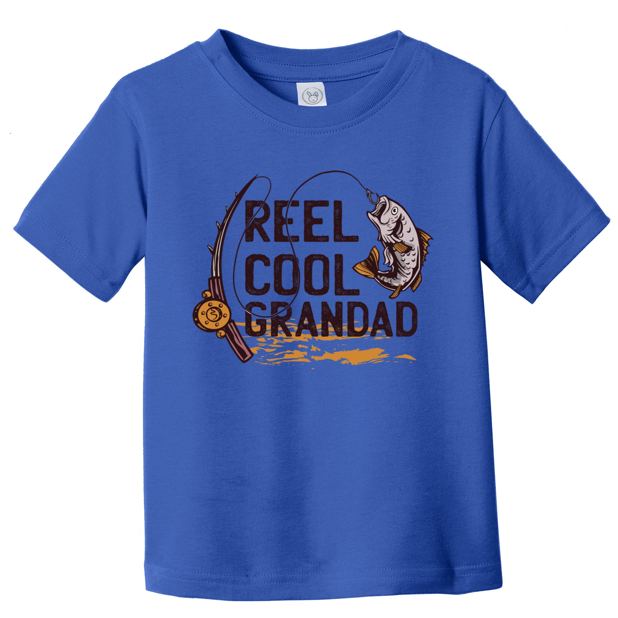 Reel Cool Grandpa Fishing Grandad Father's Day Gift Toddler T-Shirt