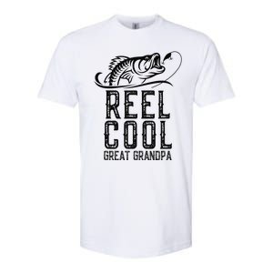 Reel Cool Great Grandpa Fishing Fisherman Funny Retro Softstyle CVC T-Shirt