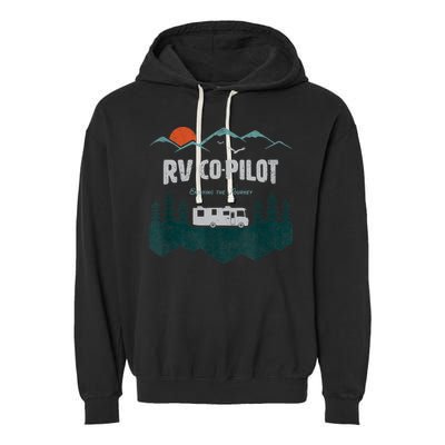 Rv Cocool Giftpilot Camping Gift Motorhome Travel Vacation Gift Garment-Dyed Fleece Hoodie