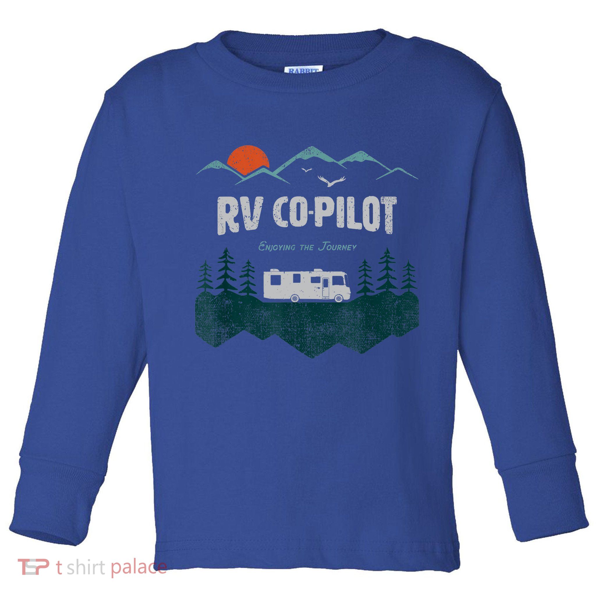 Rv Cocool Giftpilot Camping Gift Motorhome Travel Vacation Gift Toddler Long Sleeve Shirt