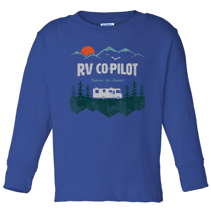 Rv Cocool Giftpilot Camping Gift Motorhome Travel Vacation Gift Toddler Long Sleeve Shirt