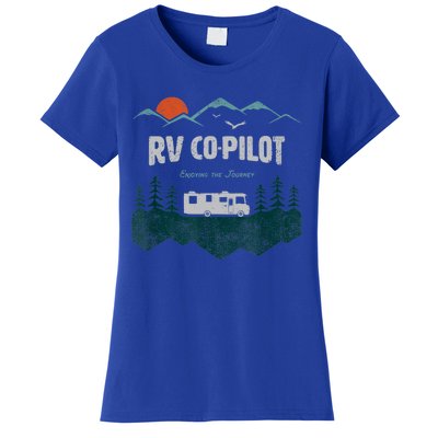 Rv Cocool Giftpilot Camping Gift Motorhome Travel Vacation Gift Women's T-Shirt