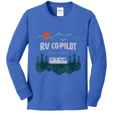 Rv Cocool Giftpilot Camping Gift Motorhome Travel Vacation Gift Kids Long Sleeve Shirt