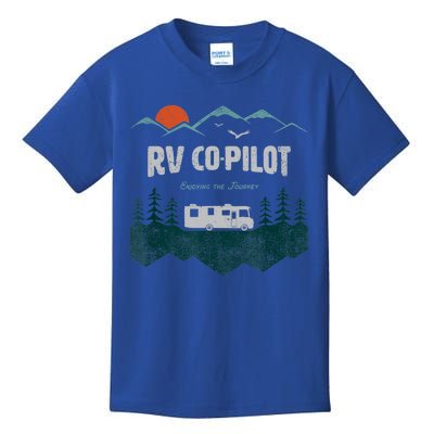 Rv Cocool Giftpilot Camping Gift Motorhome Travel Vacation Gift Kids T-Shirt