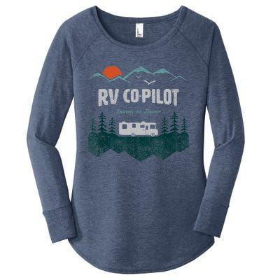 Rv Cocool Giftpilot Camping Gift Motorhome Travel Vacation Gift Women's Perfect Tri Tunic Long Sleeve Shirt