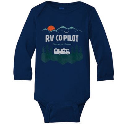 Rv Cocool Giftpilot Camping Gift Motorhome Travel Vacation Gift Baby Long Sleeve Bodysuit