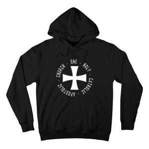 Roman Catholic Gift One Holy Apostolic Church Hoodie