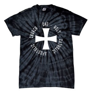 Roman Catholic Gift One Holy Apostolic Church Tie-Dye T-Shirt