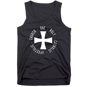 Roman Catholic Gift One Holy Apostolic Church Tank Top