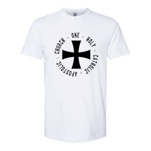 Roman Catholic Gift One Holy Apostolic Church Softstyle CVC T-Shirt