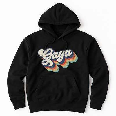 Retro Cute Gaga For Grandma Best Gaga Ever MotherS Day Hoodie
