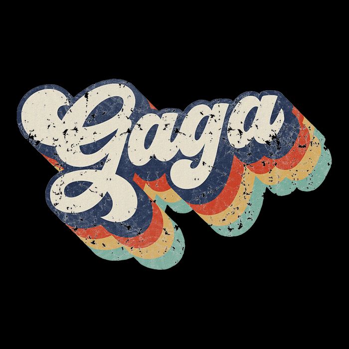 Retro Cute Gaga For Grandma Best Gaga Ever MotherS Day Button