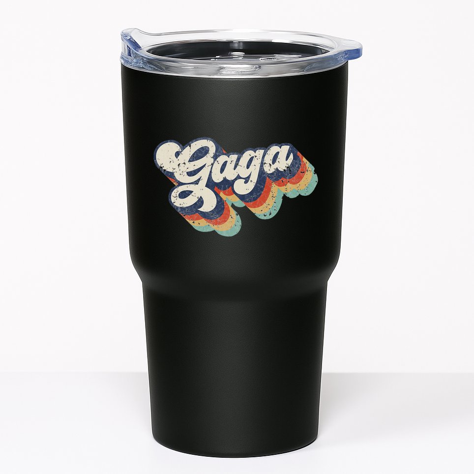 Retro Cute Gaga For Grandma Best Gaga Ever MotherS Day Tumbler