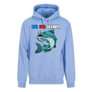 Reel Cool Grandpa Funny Gift Fathers Day Fishing Gift Unisex Surf Hoodie