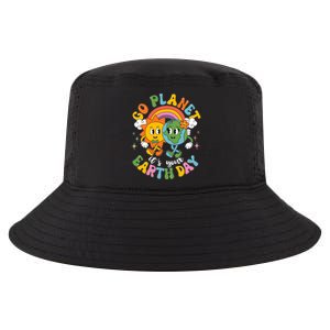 Retro Cartoon Go Planet Its Your Earth Day Cool Comfort Performance Bucket Hat