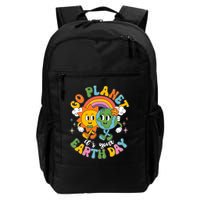 Retro Cartoon Go Planet Its Your Earth Day Backpack
