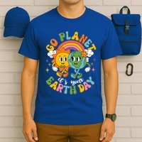 Retro Cartoon Go Planet Its Your Earth Day T-Shirt