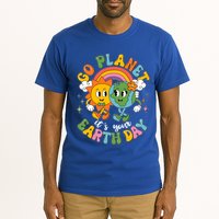 Retro Cartoon Go Planet Its Your Earth Day Tall T-Shirt