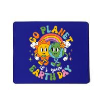 Retro Cartoon Go Planet Its Your Earth Day Mousepad