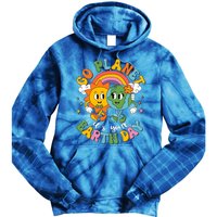 Retro Cartoon Go Planet Its Your Earth Day Tie Dye Hoodie