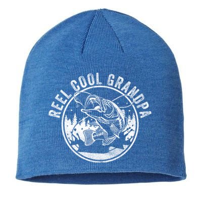 Reel Cool Grandpa Funny Fathers Day Gift Sustainable Beanie