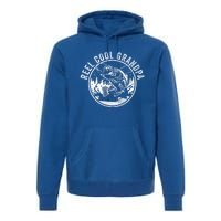 Reel Cool Grandpa Funny Fathers Day Gift Premium Hoodie