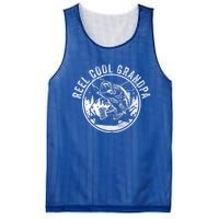 Reel Cool Grandpa Funny Fathers Day Gift Mesh Reversible Basketball Jersey Tank