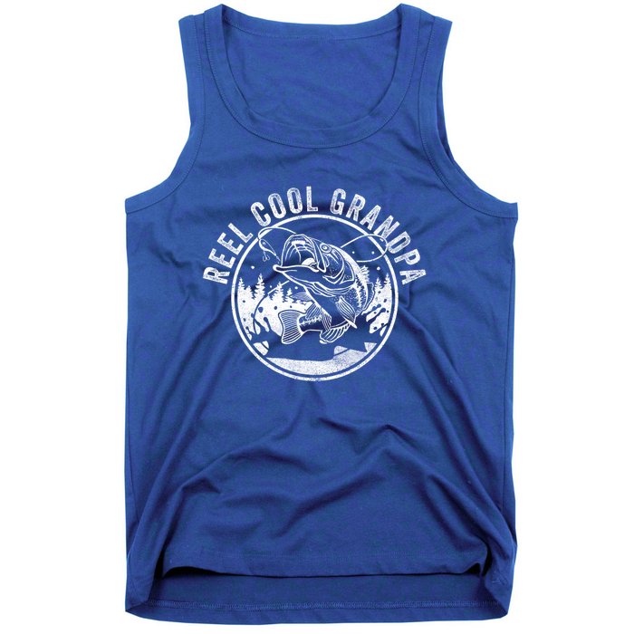 Reel Cool Grandpa Funny Fathers Day Gift Tank Top