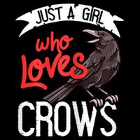 Raven Crow Gift Birding Bird Watching Just A Girl Who Loves Crows Impact Tech Backpack