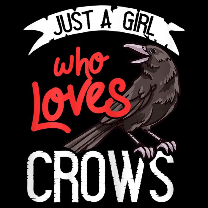 Raven Crow Gift Birding Bird Watching Just A Girl Who Loves Crows Backpack