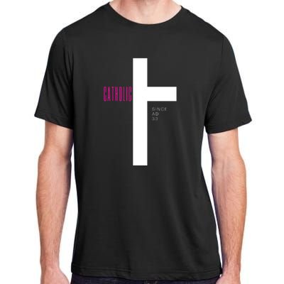 Roman Catholic Gift Since AD 33 Adult ChromaSoft Performance T-Shirt