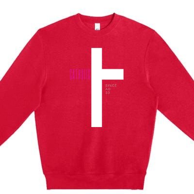 Roman Catholic Gift Since AD 33 Premium Crewneck Sweatshirt