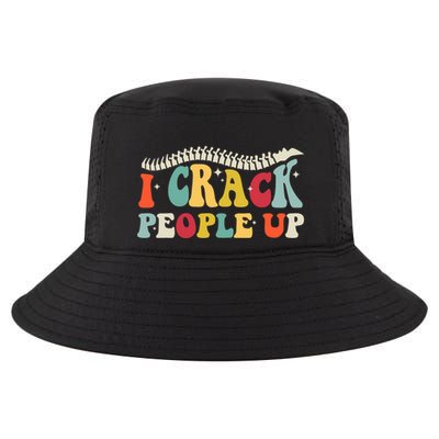 Retro Chiropractic Groovy Spinal Cord Chiropractor Funny Cool Comfort Performance Bucket Hat