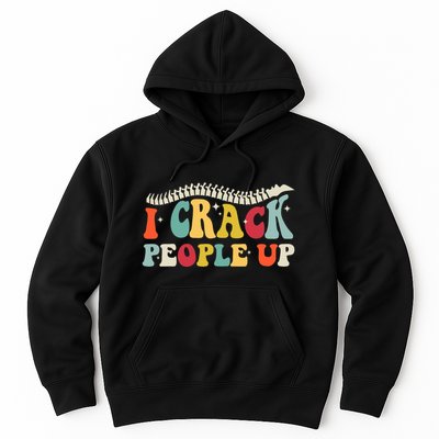 Retro Chiropractic Groovy Spinal Cord Chiropractor Funny Hoodie
