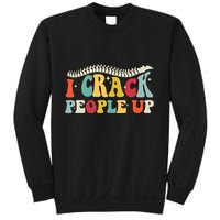Retro Chiropractic Groovy Spinal Cord Chiropractor Funny Sweatshirt