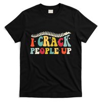 Retro Chiropractic Groovy Spinal Cord Chiropractor Funny T-Shirt