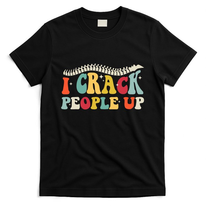 Retro Chiropractic Groovy Spinal Cord Chiropractor Funny T-Shirt