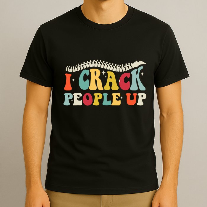 Retro Chiropractic Groovy Spinal Cord Chiropractor Funny T-Shirt