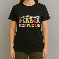 Retro Chiropractic Groovy Spinal Cord Chiropractor Funny T-Shirt