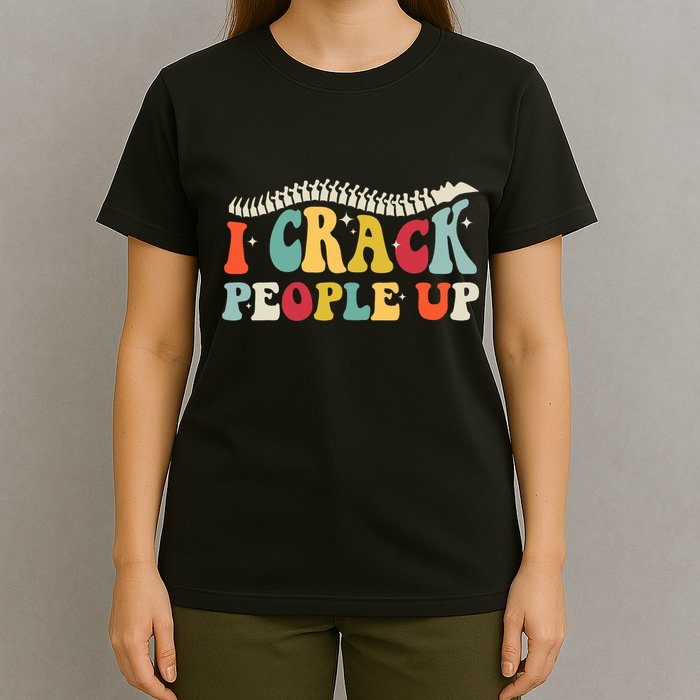 Retro Chiropractic Groovy Spinal Cord Chiropractor Funny T-Shirt