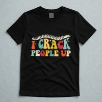 Retro Chiropractic Groovy Spinal Cord Chiropractor Funny T-Shirt