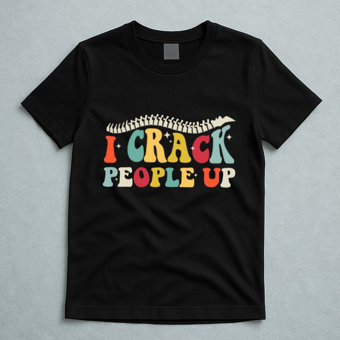 Retro Chiropractic Groovy Spinal Cord Chiropractor Funny T-Shirt