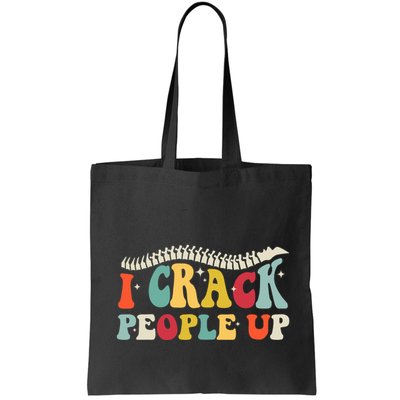 Retro Chiropractic Groovy Spinal Cord Chiropractor Funny Bag
