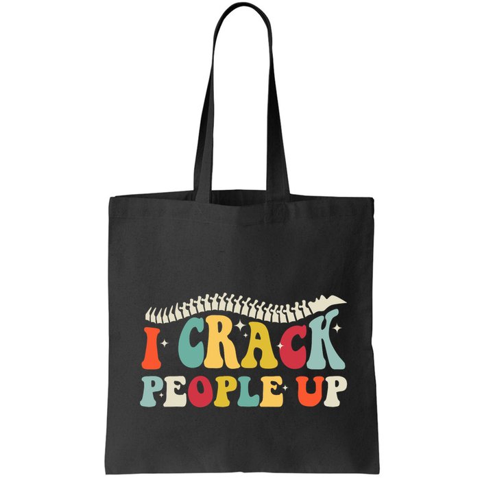 Retro Chiropractic Groovy Spinal Cord Chiropractor Funny Bag