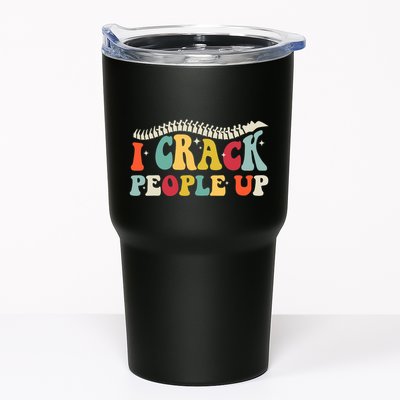 Retro Chiropractic Groovy Spinal Cord Chiropractor Funny Tumbler